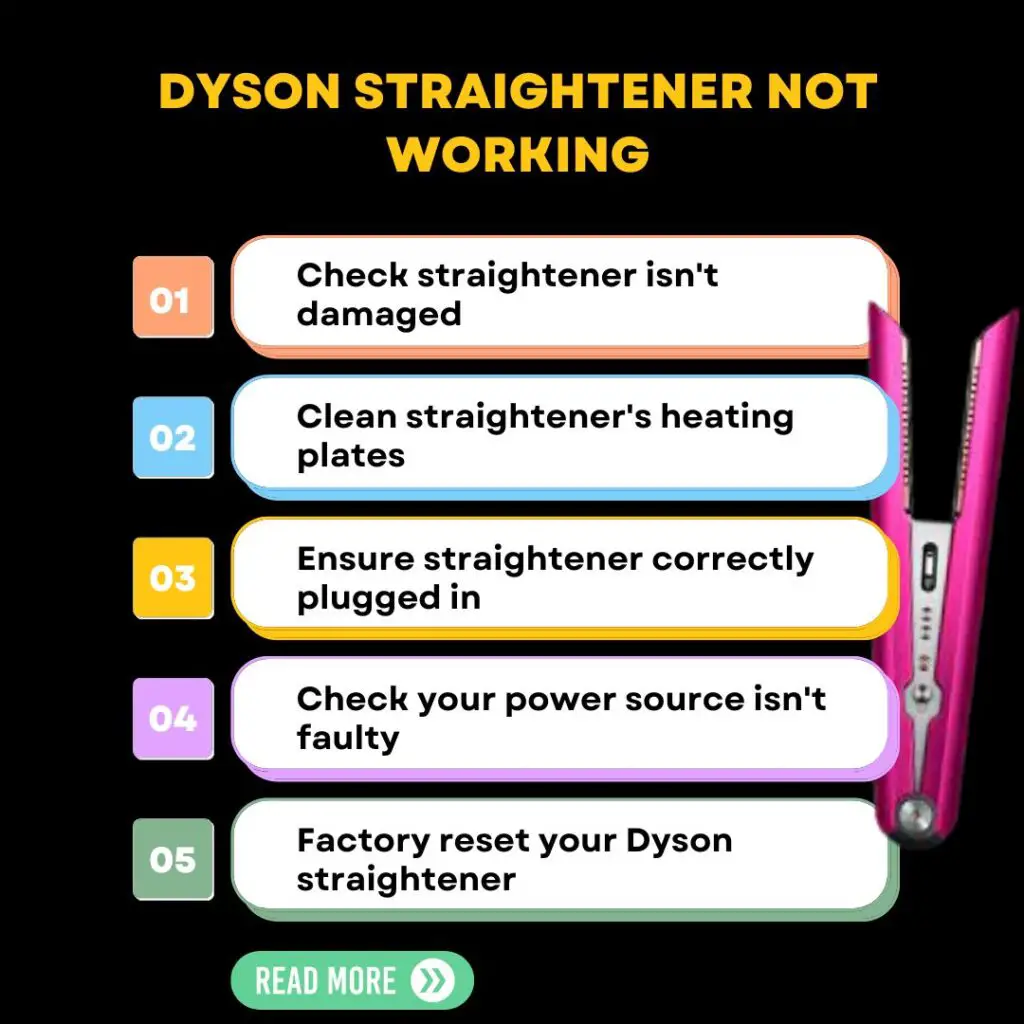 Dyson Hair Straightener Not Working 